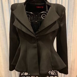 Blazer with Flared Bottom